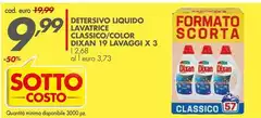 Dixan - Detersivo Liquido Lavatrice Classico/ Color