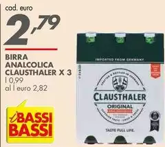 Clausthaler - Birra Analcolica