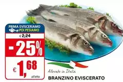 Branzino Eviscerato