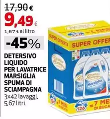 Spuma di Sciampagna - Detersivo Liquido Per Lavatrice Marsiglia