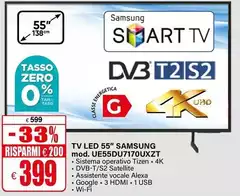 Samsung - Tv Led 55" Mod. UE55DU7170UXZT 