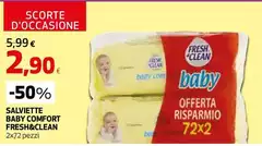 Fresh & Clean - Salviette Baby Comfort