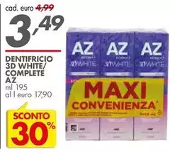 Az - Dentifricio 3D White/ Complete