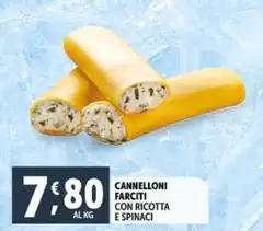 Cannelloni Farciti Con Ricotta E Spinaci