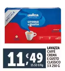 Lavazza - Caffè Crema E Gusto Classico
