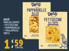 Deco - Nidi All'Uovo Fettuccine