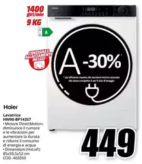 Haier - Lavatrice WW90-BP14357