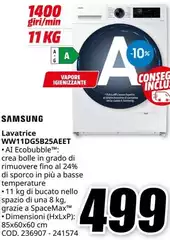 Samsung - Lavatrice WW11DS5B25AEET