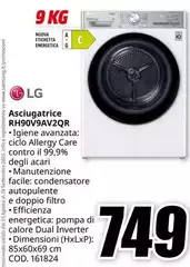 LG - Asciugatrice RH90V9AV2QR