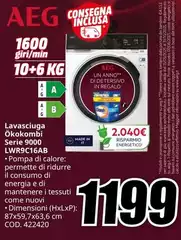 Acer - Lavasciuga Okokombi Serie 9000 LWR9C16AB