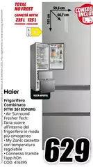 Haier - Frigorifero Combinato HTV 361800NMG