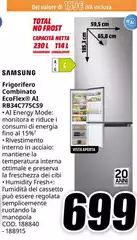 Samsung - Frigorifero Combinato Ecoflex AI Rb34c775cs9