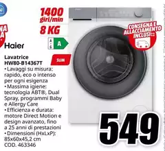 Haier - Lavatrice WW80-B14367T