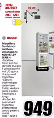 Bosch - Frigorifero Combinato Da Ribera ISC314120P
