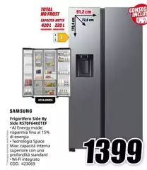 Samsung - Frigorifero Side By Side R570F64KETEF