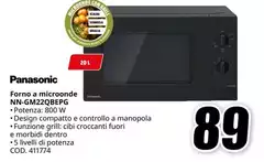 Panasonic - Forno A Microonde NN-GM220BEPG