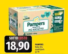 Pampers - Baby-Dry Quadripack