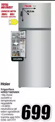 Haier - Frigorifero HP57188DNMX