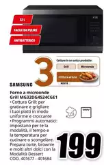 Samsung - Forno A Microonde Grill MG23D64924G6E