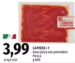 La Pizza +1 - Base Pizza Con Pomodoro Fresca