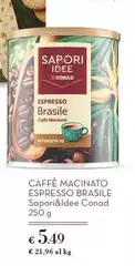 Cucina e Sapori - Caffè Macinato Espresso Brasile