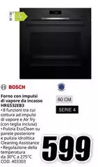 Bosch - Forno Con Impulsi Di Vapore Da Incasso HRG532E83