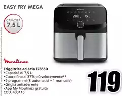 Moulinex - Friggitrice Ad Aria EZ855D