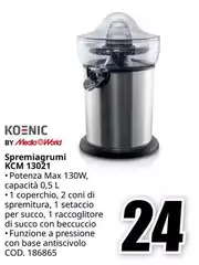 Koenic - Spremiagrumi KCM 1302L