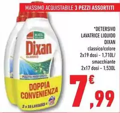 Dixan - Detersivo Lavatrice Liquido