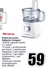 Ariete - Robot Da Cucina Roomix Compact