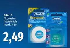 Oral b - Filo/nastro Interdentale Metri