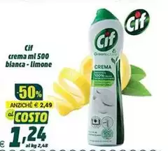 Cif - Crema Ml 500 Bianca-limone