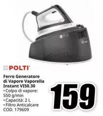 Polti - Ferro Generatore Di Vapore Vaporella Instant Vi50.30