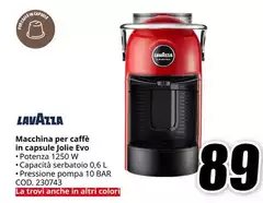 Lavazza - Macchina Per Caffè In Capsule Jolie Evo