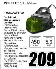 Rowenta - Caldaia Ad Alta Pressione DG8626