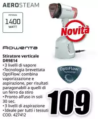 Rowenta - Stiratore Verticale DR9814