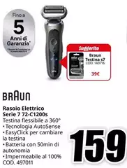 Braun - Rasoio Elettrico Serie 7 72C-1200S