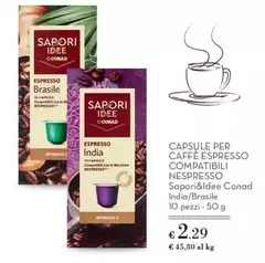 Sapori - Capsule Per Caffè Espresso Compatibili Nespresso