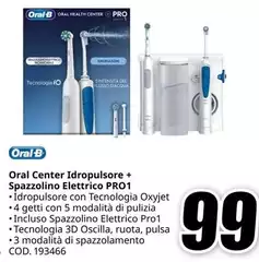 Oral b - Oral Center Idropulsore + Spazzolino Elettrico PRO 1