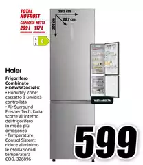 Haier - Frigorifero Combinato HDPW3620CNPK