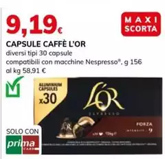 L'or espresso - Capsule Caffè