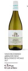 Vicale - Vino Pecorino Abruzzo DOC Biologico