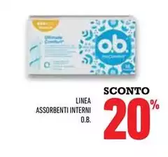 O.B. - Linea Assorbenti Interni