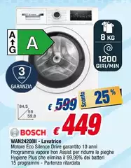 Bosch - WAN2420811-Lavatrice