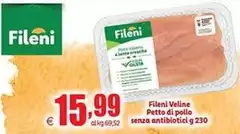 Fileni - Veline Petto Di Pollo Senza Antibiotici