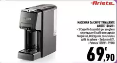 Ariete - Macchina Da Caffe' Trivalente 304/11