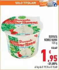 Nonno Nanni - Burrata