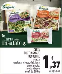 Bonduelle - Carta Delle Insalate