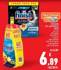 Finish - Detersivo Per Lavastoviglie