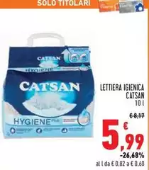 Catsan - Lettiera Igienica